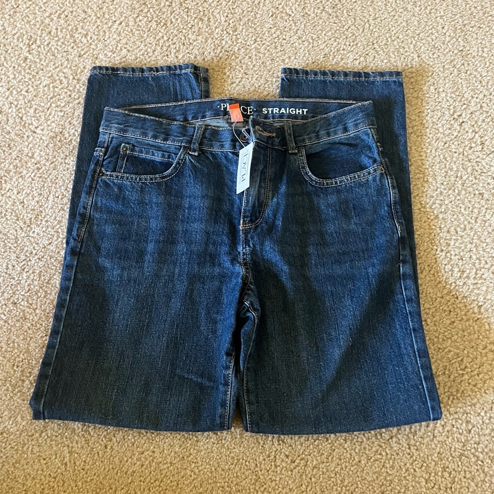 Children’s Place Straight Jeans. 12 Husky. New.